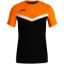 Afbeeldingen van T-shirt Iconic zwart/fluo oranje
